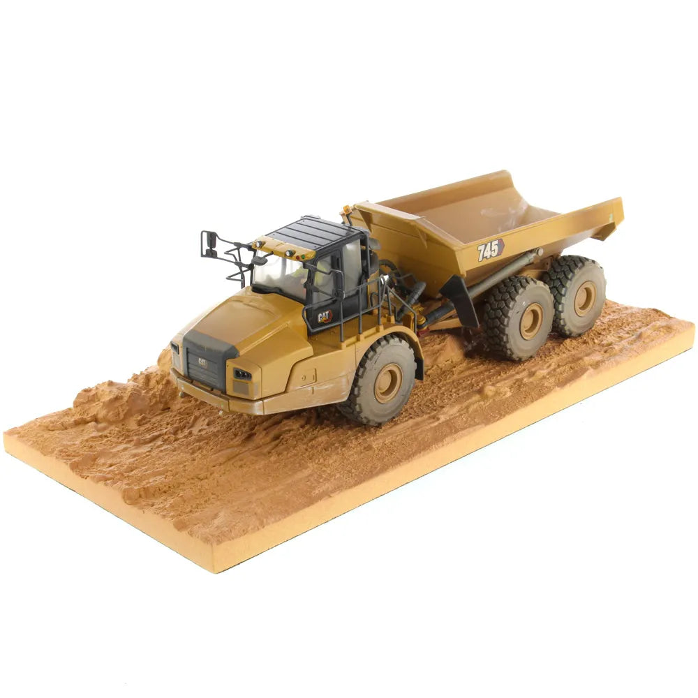 Miniatura Colecionável - Caminhão de Mineração CAT 745 - Edição Especial - Escala 1:50