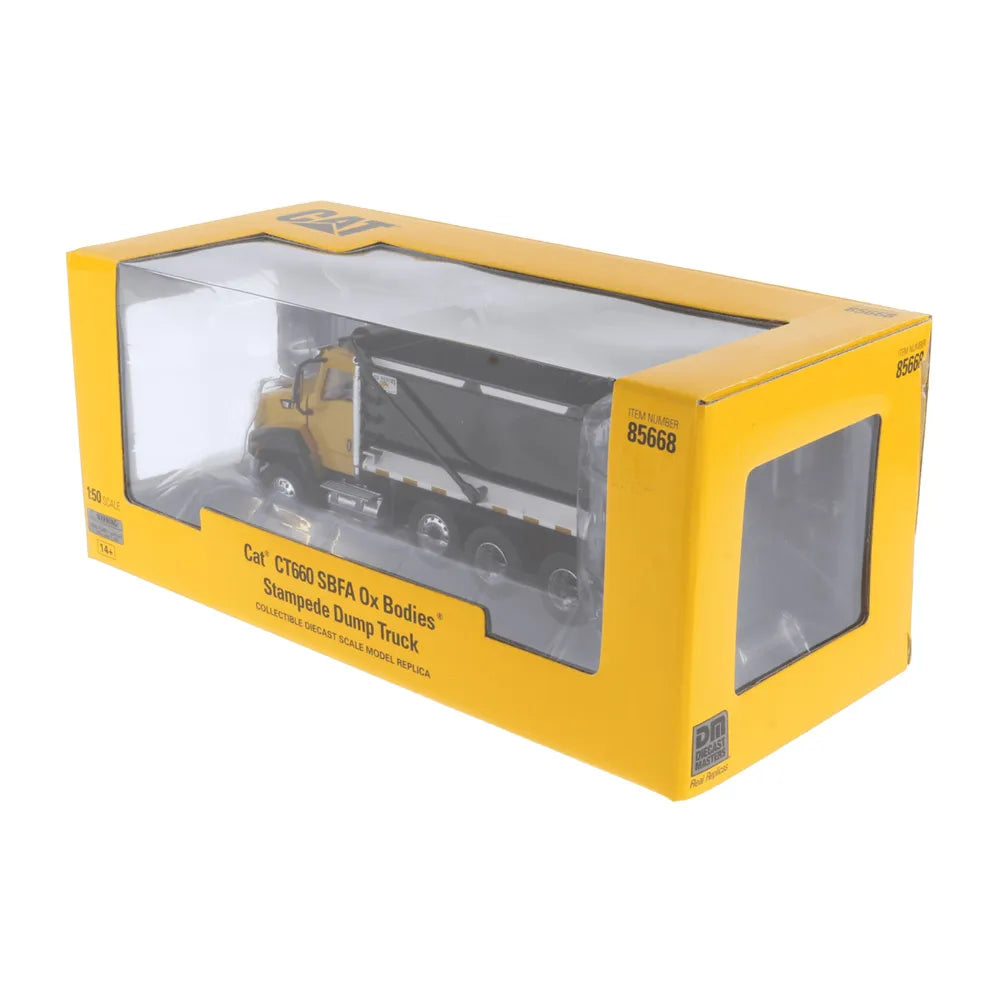 Miniatura Colecionável - Caminhão Basculante CAT CT660 - Escala 1:50