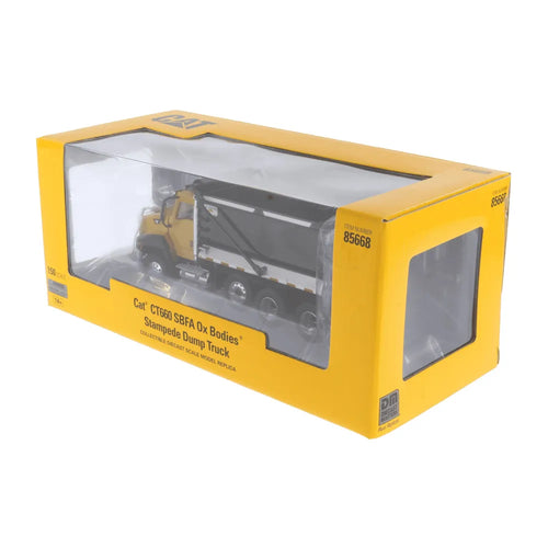 Miniatura Colecionável - Caminhão Basculante CAT CT660 - Escala 1:50