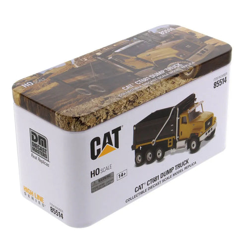 Miniatura Colecionável - Caminhão Basculante CAT CT681 - Escala 1:87