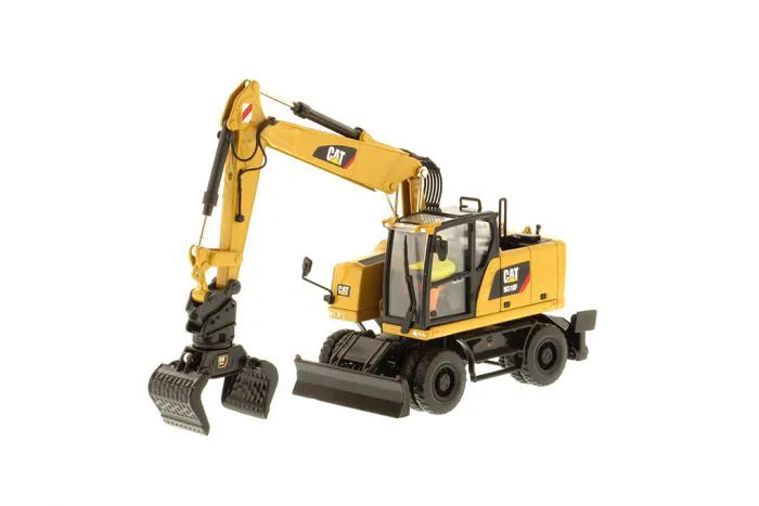 Miniatura Colecionável - Escavadeira de Rodas CAT M318F - Escala 1:50