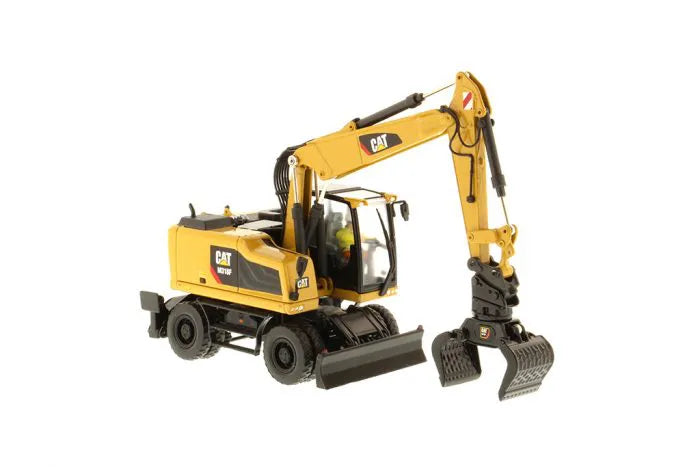 Miniatura Colecionável - Escavadeira de Rodas CAT M318F - Escala 1:50