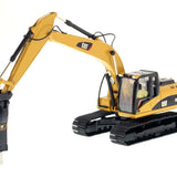 Miniatura Colecionável - Escavadeira Hidráulica com Martelo CAT 320D - Escala 1:50