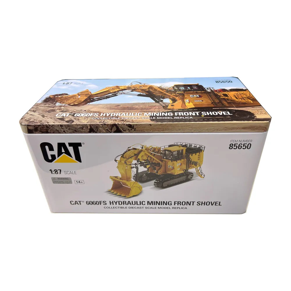 Miniatura Colecionável - Escavadeira Hidráulica de Mineiração CAT 6060FS - Escala 1:87