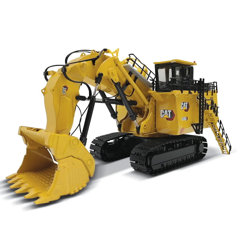 Miniatura Colecionável - Escavadeira Hidráulica de Mineiração CAT 6060FS - Escala 1:87