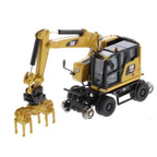 Miniatura Colecionável - Escavadeira para Trilho CAT M323F - Escala 1:87