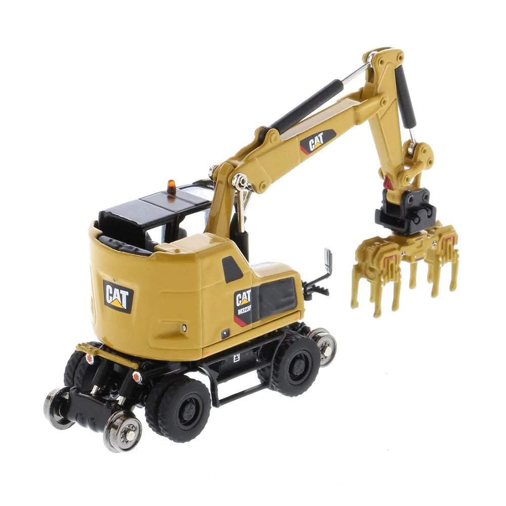 Miniatura Colecionável - Escavadeira para Trilho CAT M323F - Escala 1:87