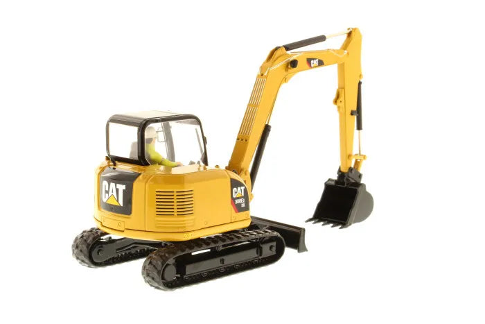 Miniatura Colecionável - Mini Escavadeira Hidráulica CAT 308E2 - Escala 1:32
