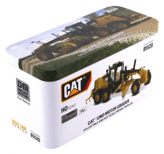 Miniatura Colecionável - Motoniveladora CAT 12M3 - Escala 1:87