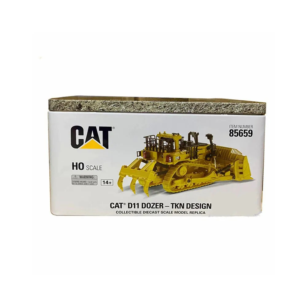 Miniatura Colecionável - Trator de Esteira CAT D11 - Escala 1:87