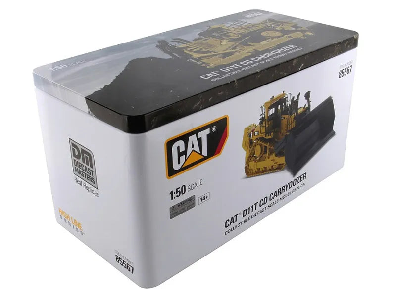 Miniatura Colecionável - Trator de Esteira CAT D11T CD - Escala 1:50