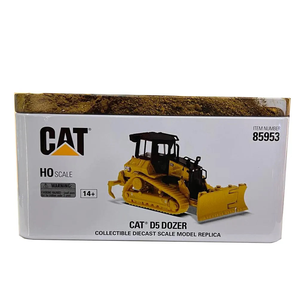 Miniatura Colecionável - Trator de Esteira CAT D5 - Escala 1:87
