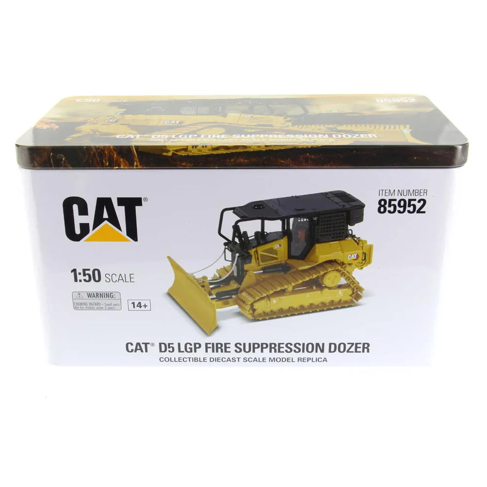 Miniatura Colecionável - Trator de Esteira CAT D5 LGP - Escala 1:50