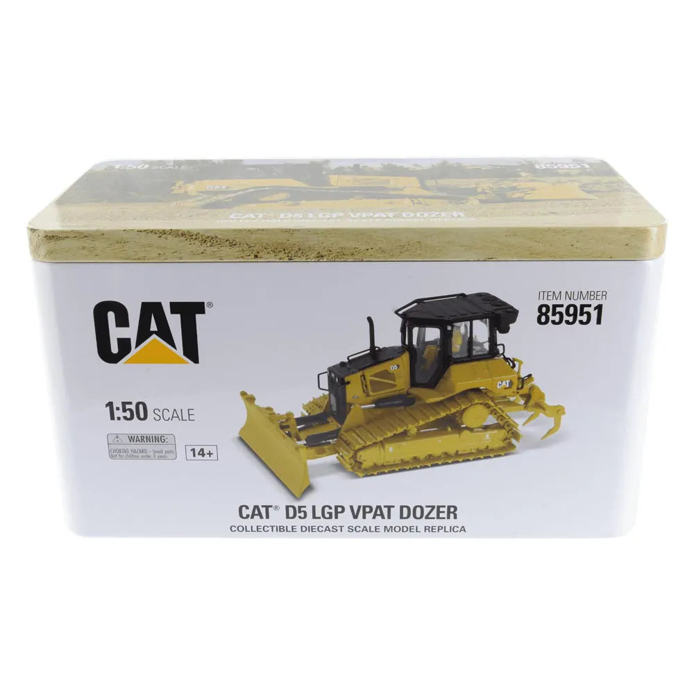 Miniatura Colecionável - Trator de Esteira CAT D5 VPAT - Escala 1:50