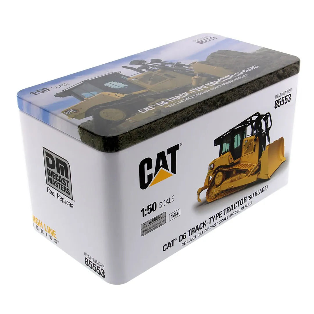 Miniatura Colecionável - Trator de Esteira CAT D6 XW - Escala 1:50