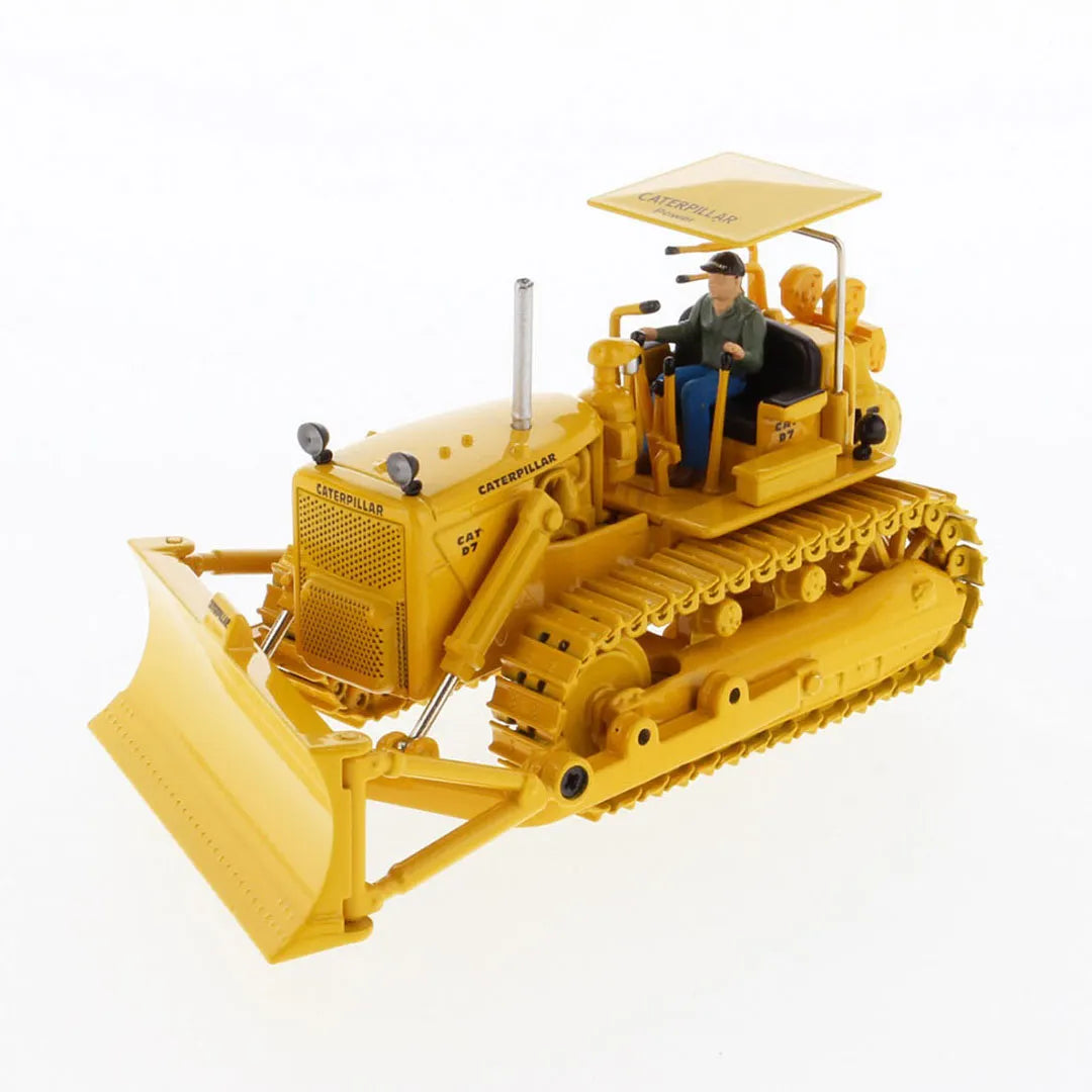 Miniatura Colecionável - Trator de Esteira CAT D7C - Escala 1:50