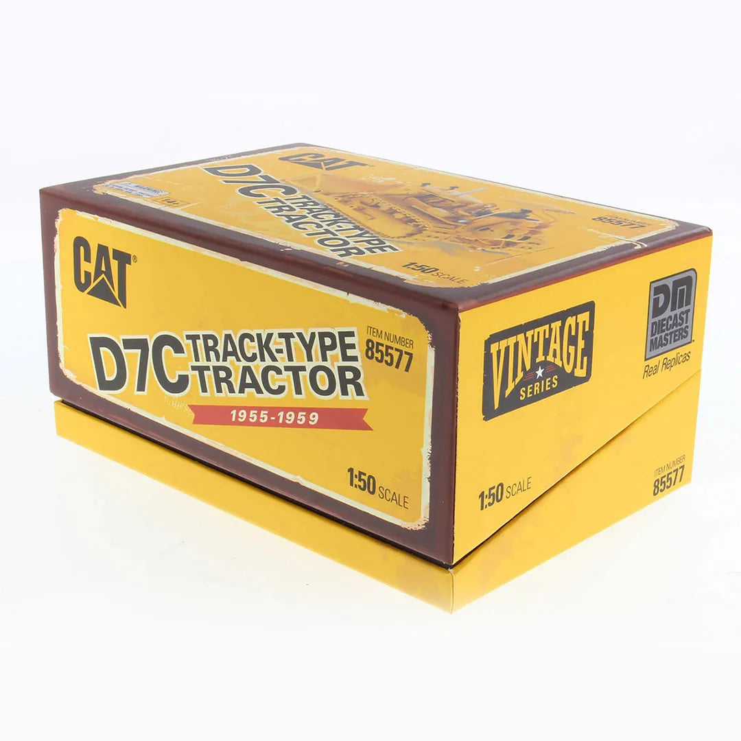 Miniatura Colecionável - Trator de Esteira CAT D7C - Escala 1:50