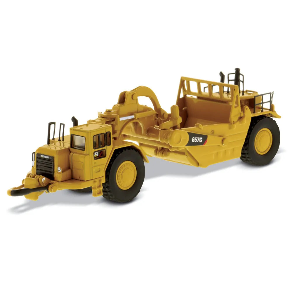 Miniatura Colecionável - Trator Raspador CAT 657G - Escala 1:125