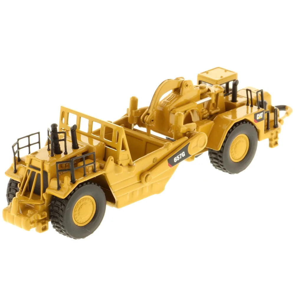 Miniatura Colecionável - Trator Raspador CAT 657G - Escala 1:125