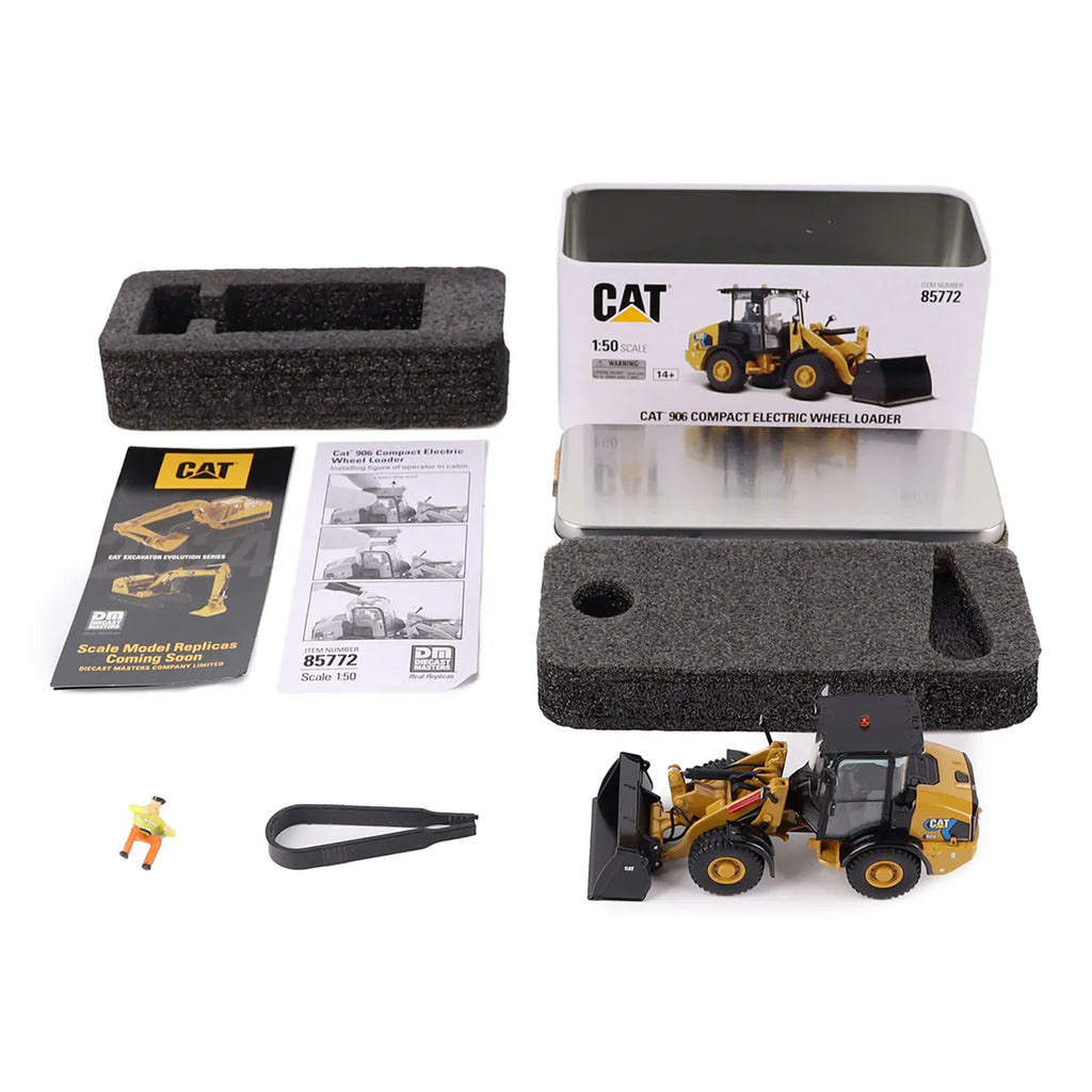 Miniatura Colecionavel - Carregadeira de rodas CAT 938 - Escala 1:50