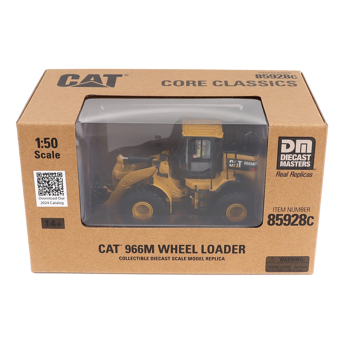 Miniatura Colecionavel - Carregadeira de rodas CAT 966M - Escala 1:50