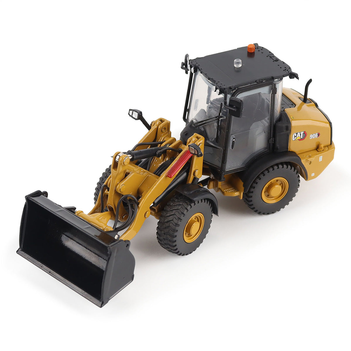 Miniatura Colecionável - Carregadeira de rodas compacta CAT 906 - Escala 1:50