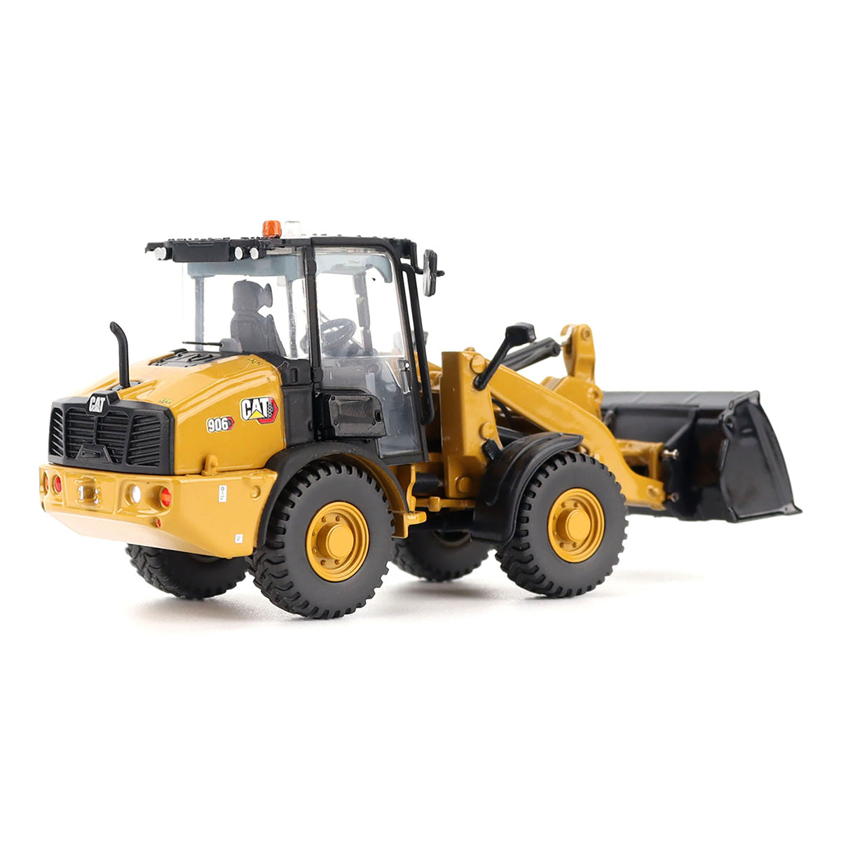 Miniatura Colecionável - Carregadeira de rodas compacta CAT 906 - Escala 1:50