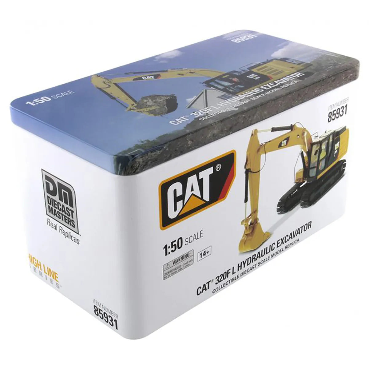 Miniatura Colecionavel - Escavadeira Hidráulica CAT 320F - Escala 1:50