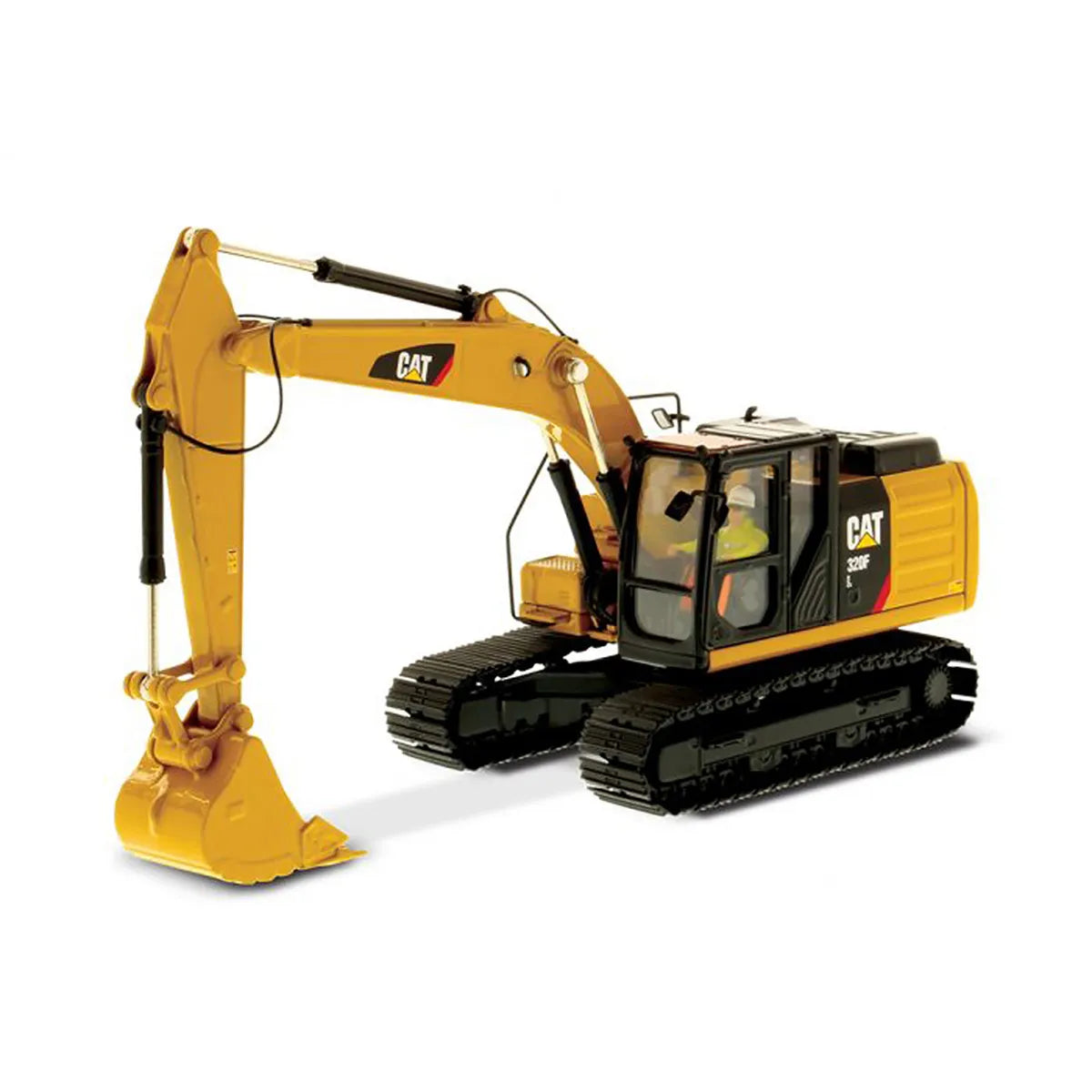 Miniatura Colecionavel - Escavadeira Hidráulica CAT 320F - Escala 1:50